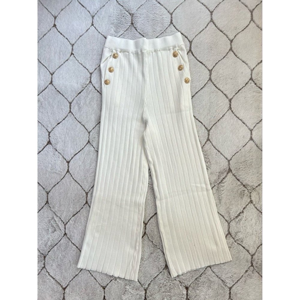 DAIMARAN Rome Women's Matching Set 2 Pieces Tank Top + Pants White M - Picture 6 of 8